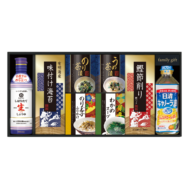 【送料無料】 キッコーマン生しょうゆ＆和食詰合せ　No.40