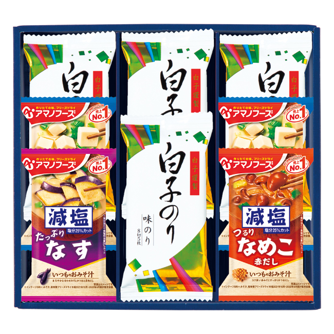 【送料無料】 味之庵　アマノフーズ＆白子のり　No.25