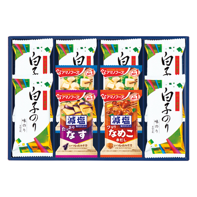 【送料無料】 味之庵　アマノフーズ＆白子のり　No.30