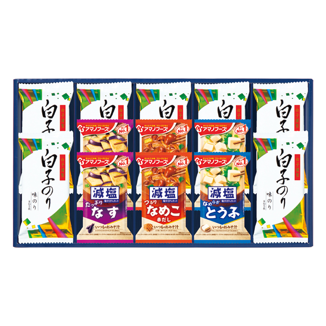 【送料無料】 味之庵　アマノフーズ＆白子のり　No.40