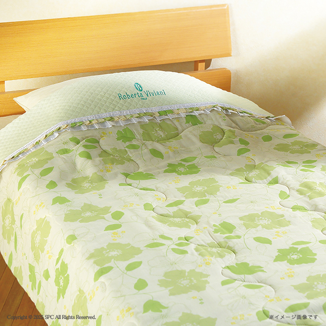 送料無料】 ロベルタ・ビビアーニ シルク混肌掛けふとん No.80