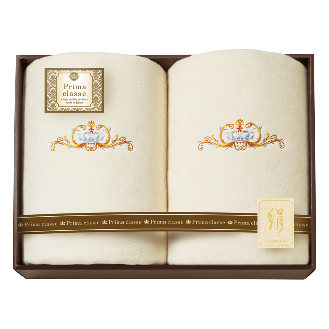 プリマクラッセ シルク混綿毛布(140x200cm)2枚セット 送料無料】 プリマクラッセ シルク混綿毛布2P No.200｜香典返し.JP