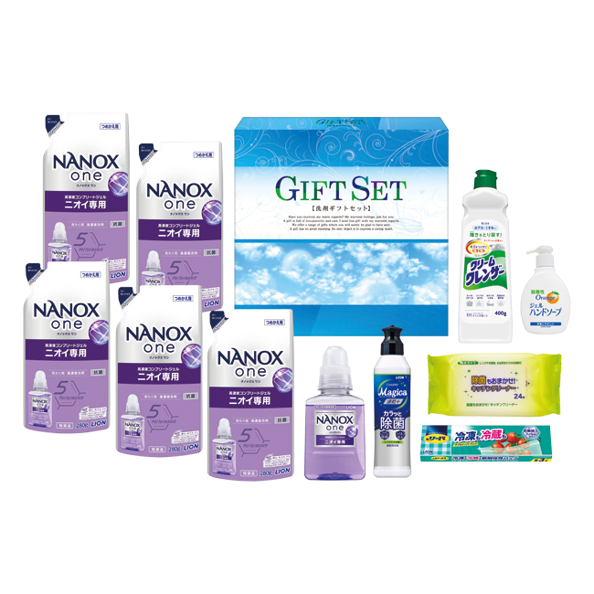 【送料無料】 ナノ洗浄バラエティ洗剤セット　No.80