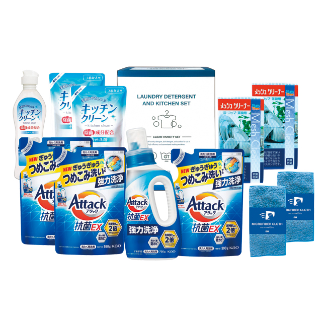送料無料】 花王アタック抗菌EX 洗剤バラエティセット No.80｜香典返し.JP