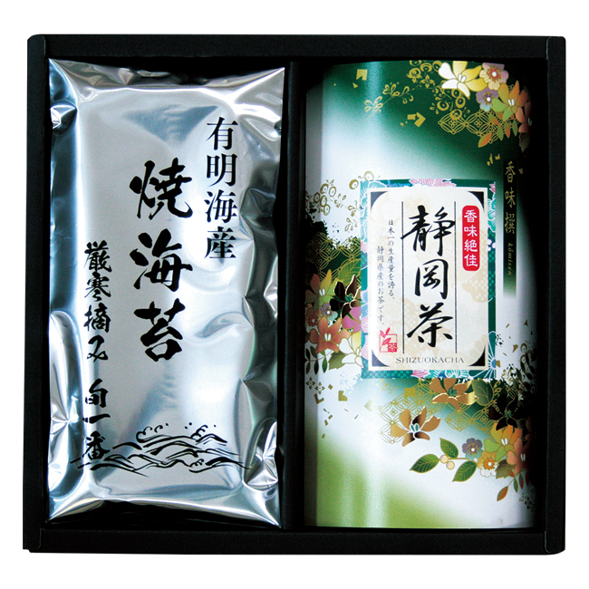 静岡茶・有明海苔詰合せ No.25