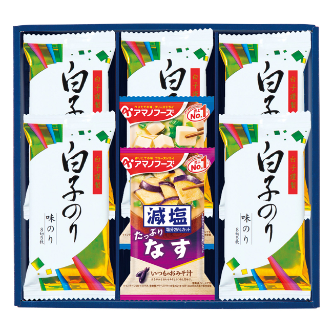 【送料無料】 味之庵　アマノフーズ＆白子のり　No.20