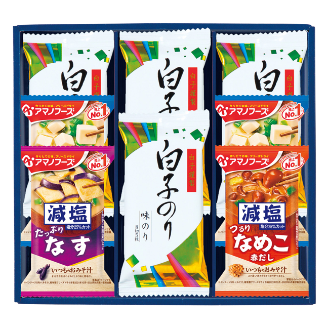 【送料無料】 味之庵　アマノフーズ＆白子のり　No.25