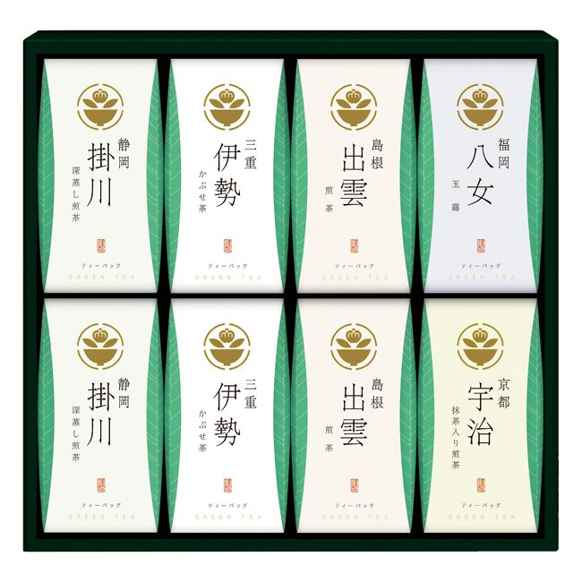 茶の国めぐり 茶水詮 緑茶ティーバッグ詰合せ No.40