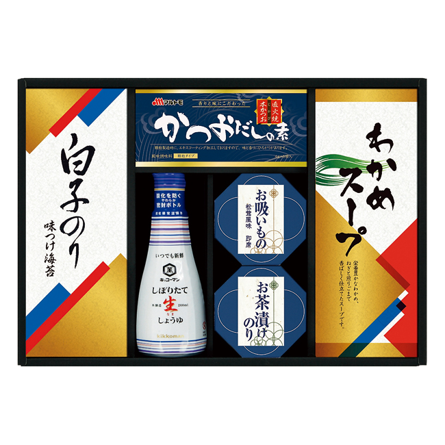 キッコーマン生しょうゆ&白子のり食卓詰合せ No.25