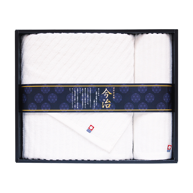 日本名産地　プレミアムホワイト2　タオルセット　No.40　40％OFF