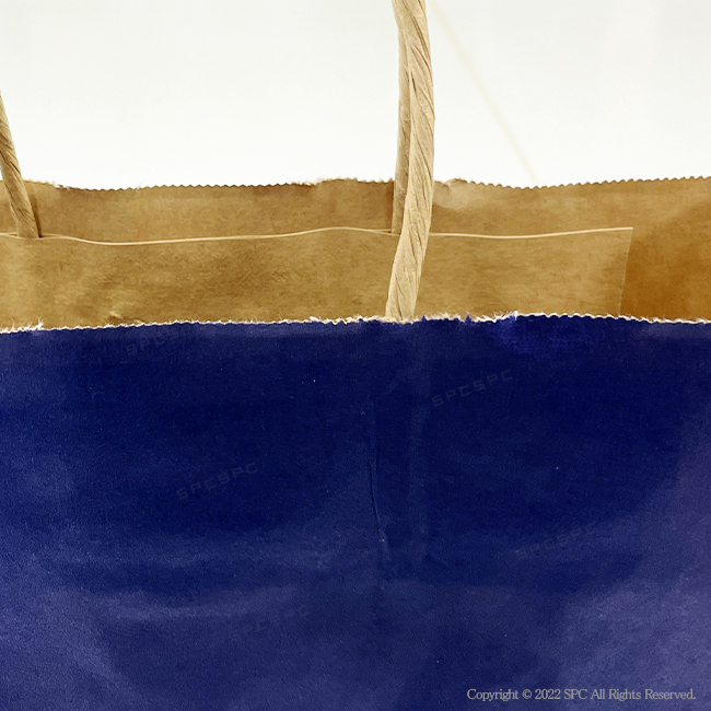 手提げ紙袋 ネイビー 【27×8×H34cm】