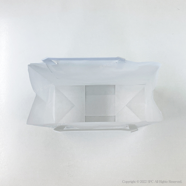 手提げ紙袋　白無地（中）【20×9×H24cm】