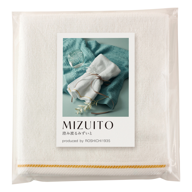 MIZUITO 澄みわたるみずいと ハンドタオル No.5 (ホワイト)