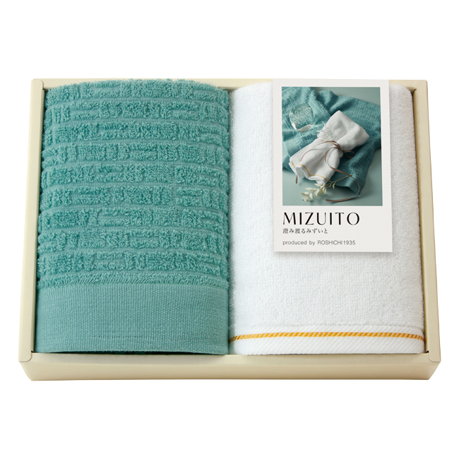MIZUITO　澄みわたるみずいと　フェイスタオル2Pセット　No.25　40％OFF