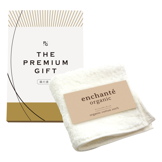 アンシャンテオーガニック　タオルハンカチ　No.6　（オフホワイト）