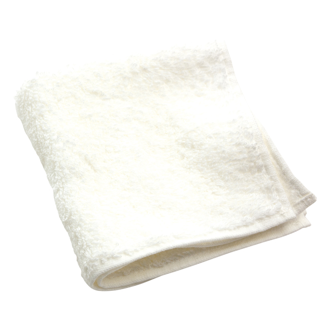 アンシャンテオーガニック　タオルハンカチ　No.6　（オフホワイト）