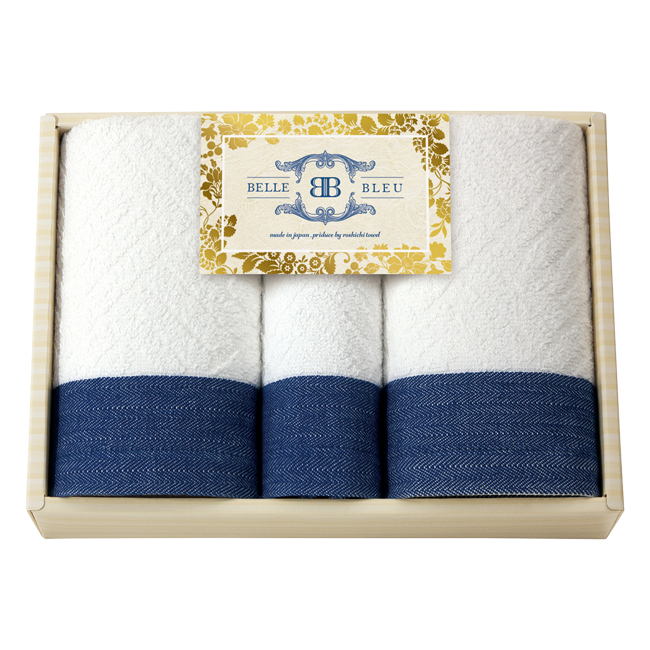 BELLE　BLEU　〈ベルブルー〉　フェイス2P・ハンドタオルセット　No.30｜おまとめ購入で最大50％OFF