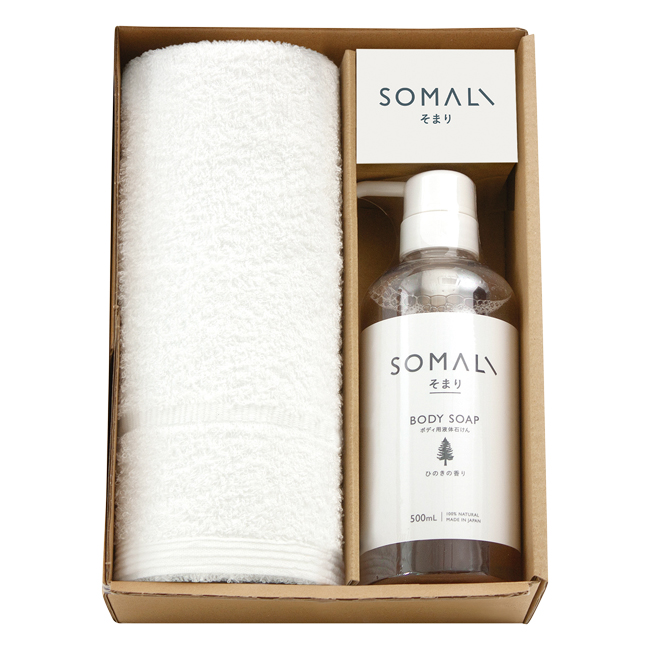 そまり ボディ用液体石けん・フェイスタオルセット No.30｜特選ギフト