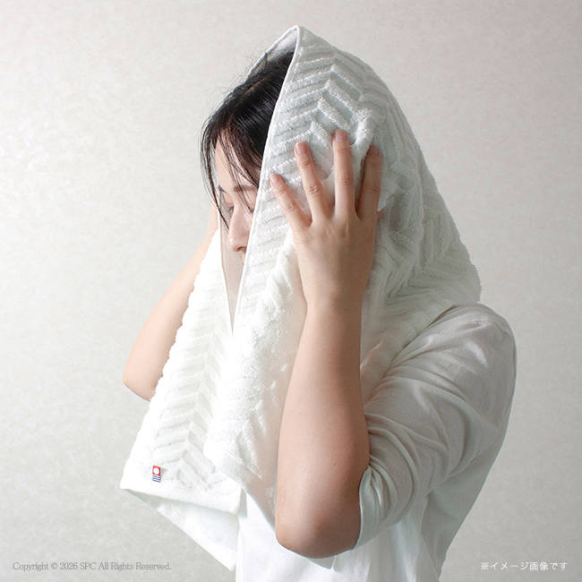 超無撚糸　今治　フェイスタオル　No.10　（ミストグレー）　割引き商品