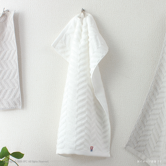 超無撚糸　今治　フェイスタオル　No.10　（ホワイト）　割引き商品