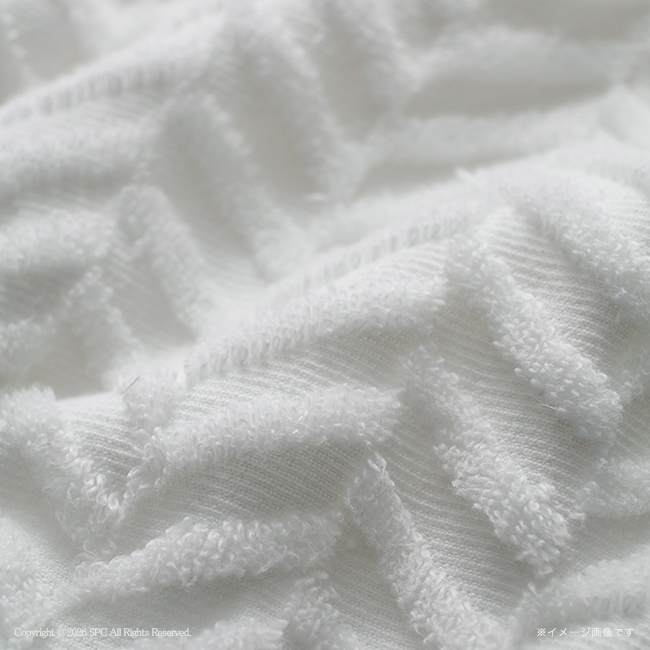 超無撚糸　今治　フェイスタオル　No.10　（ホワイト）　割引き商品