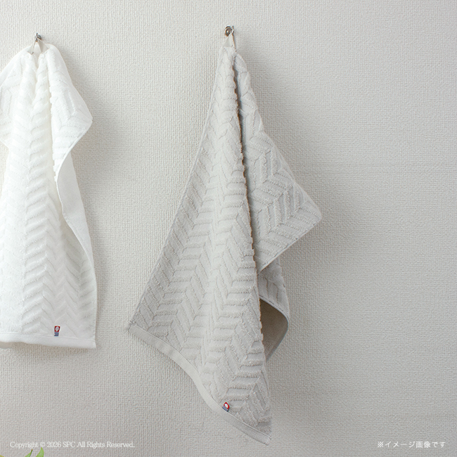 超無撚糸　今治　バスタオル半分時代　No.20　（ミストグレー）　割引き商品