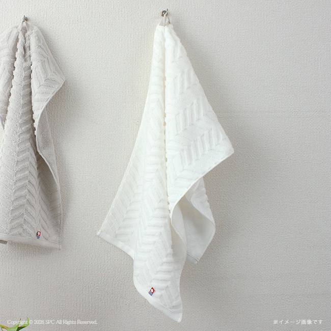 超無撚糸　今治　バスタオル半分時代　No.20　（ホワイト）　割引き商品