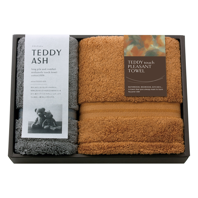 TEDDY　ASH〈テディアッシュ〉　フェイスタオル・ハンドタオルセット　No.15｜特選ギフト｜