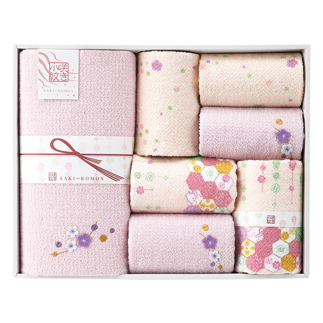 小町工房 咲き小紋 タオルセット No.50