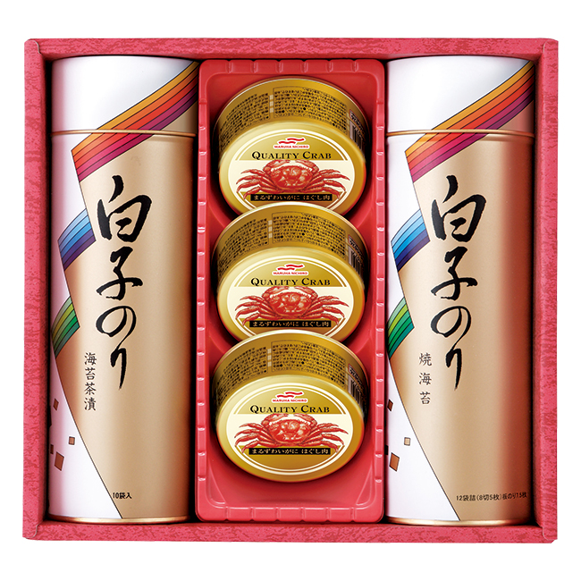 白子のり　のりとカニ缶詰合せ　No.40｜特選ギフト｜