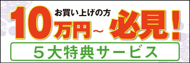 10万円以上5大特典