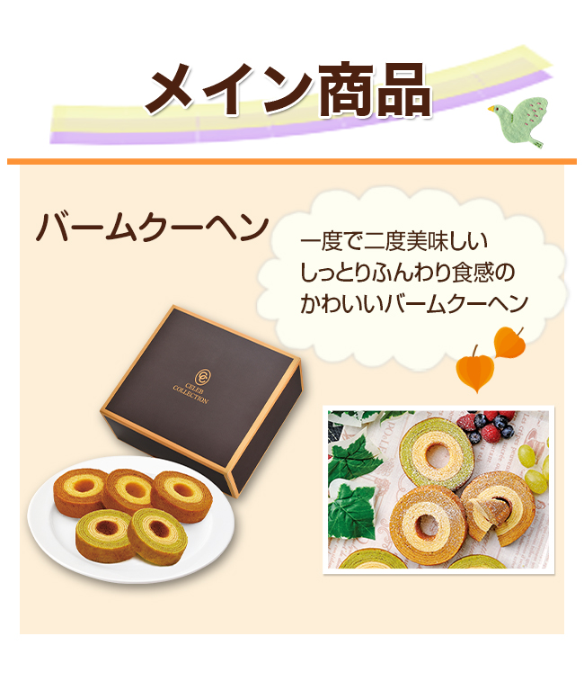 ミニバーム5個セット＋選べるコーヒーセット 20BF