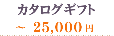 カタログギフト25000円