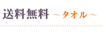 送料無料タオル