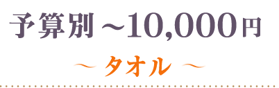 ～10000円タオル