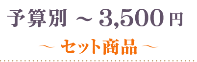 ～3500円セット商品