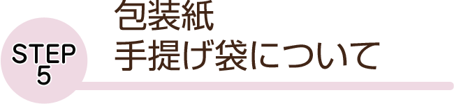 包装紙について